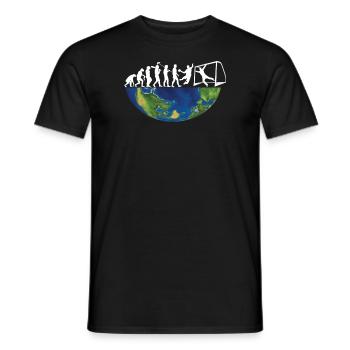 Accessoires de handball motif handball - T-shirt homme - noir - Devant - AI Model Male 178 light (178cm)