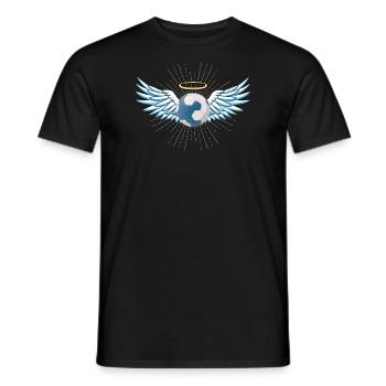 Accessoires de handball motif handball - T-shirt homme - noir - Devant - AI Model Male 178 light (178cm)