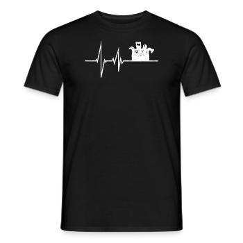 Artisans d’idées cadeaux DIY - T-shirt homme - noir - Devant - AI Model Male 178 light (178cm)