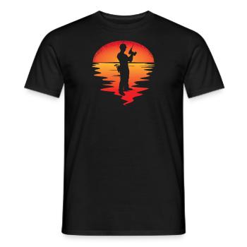 Artisans d’idées cadeaux DIY - T-shirt homme - noir - Devant - AI Model Male 178 light (178cm)