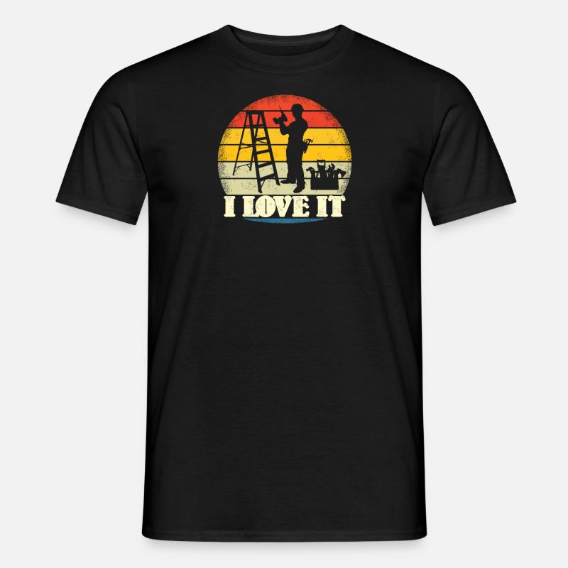 Heimwerker Geschenkidee Handwerker - Männer T-Shirt - Schwarz