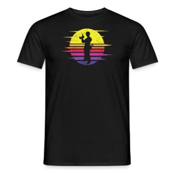DIY Gift Idea Craftsmen - Men's T-Shirt - black - Front - AI Model Male 178 light (178cm)