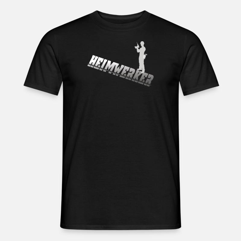 Heimwerker Geschenkidee Handwerker - Männer T-Shirt - Schwarz