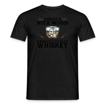Whiskey trinken Whiskey trinken Whiskey Geschenk - Männer T-Shirt - Schwarz - Vorne - AI Model Male 178 light (178cm)