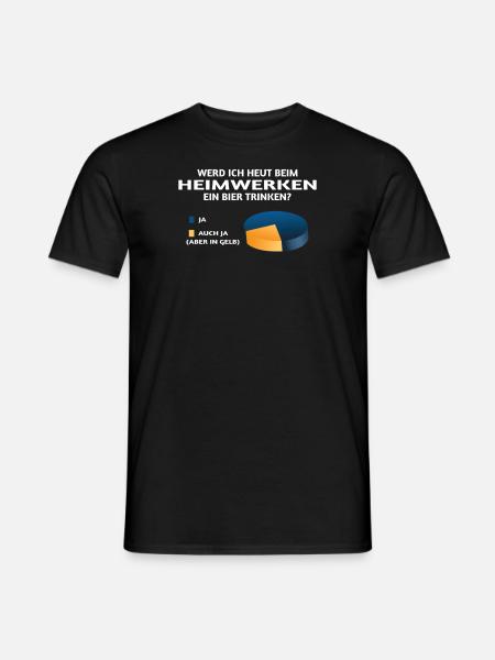 Heimwerker Geschenkidee Handwerker - Männer T-Shirt - Schwarz