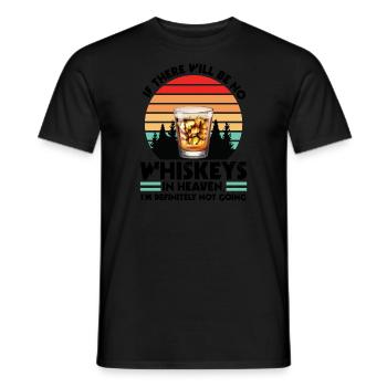 Whiskey trinken Whiskey trinken Whiskey Geschenk - Männer T-Shirt - Schwarz - Vorne - AI Model Male 178 light (178cm)