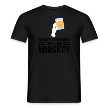 Whiskey trinken Whiskey trinken Whiskey Geschenk - Männer T-Shirt - Schwarz - Vorne - AI Model Male 178 light (178cm)