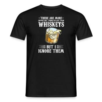 Whiskey trinken Whiskey trinken Whiskey Geschenk - Männer T-Shirt - Schwarz - Vorne - AI Model Male 178 light (178cm)