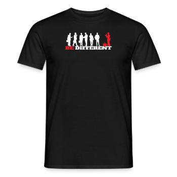 Artisans d’idées cadeaux DIY - T-shirt homme - noir - Devant - AI Model Male 178 light (178cm)
