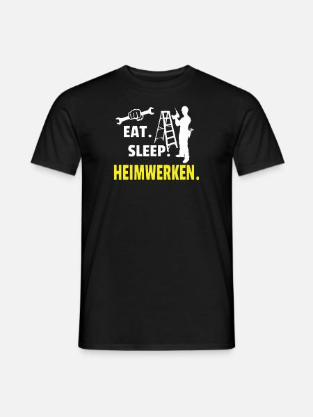 Heimwerker Geschenkidee Handwerker - Männer T-Shirt - Schwarz