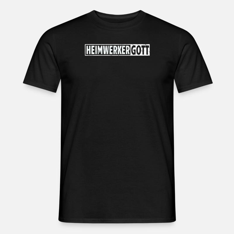 Heimwerker Geschenkidee Handwerker - Männer T-Shirt - Schwarz
