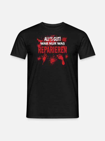 Heimwerker Geschenkidee Handwerker - Männer T-Shirt - Schwarz