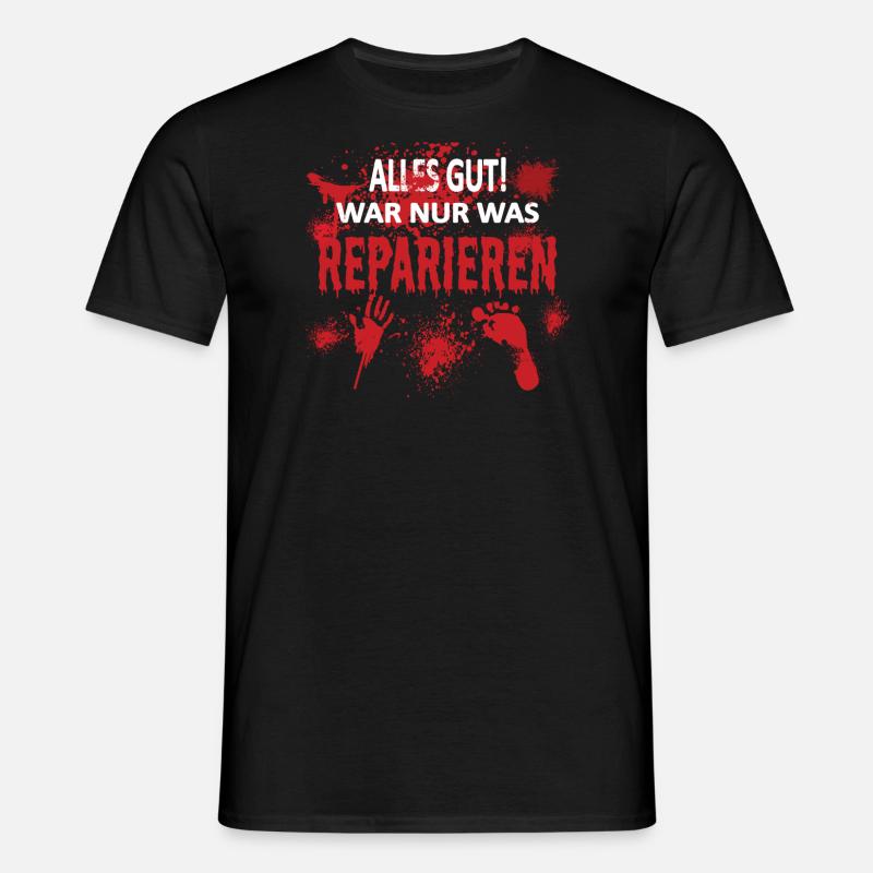Heimwerker Geschenkidee Handwerker - Männer T-Shirt - Schwarz