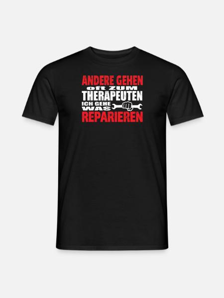 Heimwerker Geschenkidee Handwerker - Männer T-Shirt - Schwarz