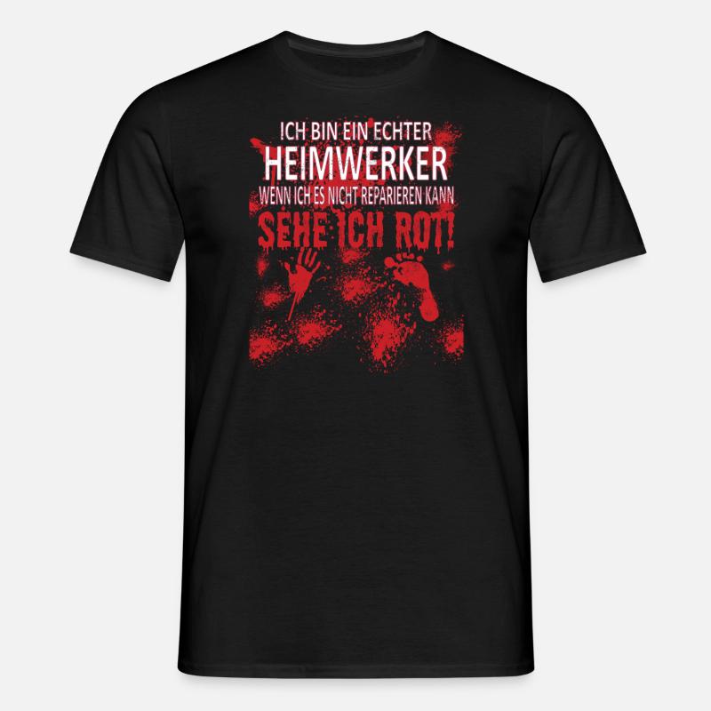 Heimwerker Geschenkidee Handwerker - Männer T-Shirt - Schwarz