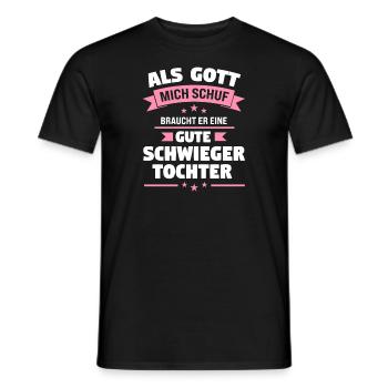 Schwiegertochter Familie Schwiegerkind Geschenk - Männer T-Shirt - Schwarz - Vorne - AI Model Male 178 light (178cm)