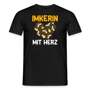 Imkerin Bienen Biene Geschenk - Männer T-Shirt - Schwarz - Vorne - AI Model Male 178 light (178cm)