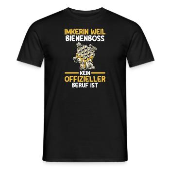 Imkerin Bienen Biene Geschenk - Männer T-Shirt - Schwarz - Vorne - AI Model Male 178 light (178cm)