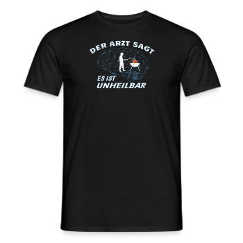 Grillen und Camper Geschenkidee - Männer T-Shirt - Schwarz - Vorne - AI Model Male 178 light (178cm)