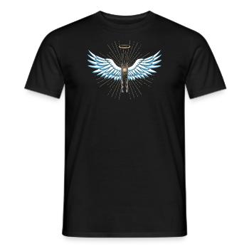 Barbecuing and Camper Gift Idea - Men's T-Shirt - black - Front - AI Model Male 178 light (178cm)