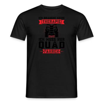 Quad Biker Quadfahrer Geschenk - Männer T-Shirt - Schwarz - Vorne - AI Model Male 178 light (178cm)