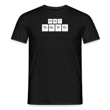 Accessoires pour enseignants pour votre humour - T-shirt homme - noir - Devant - AI Model Male 178 light (178cm)
