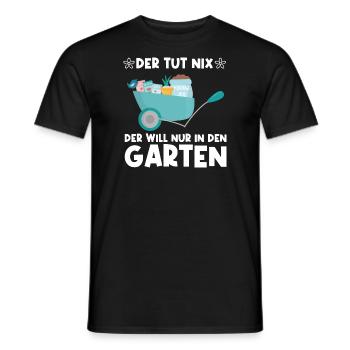 Garten Pflanze Gärtnerei Geschenk - Männer T-Shirt - Schwarz - Vorne - AI Model Male 178 light (178cm)