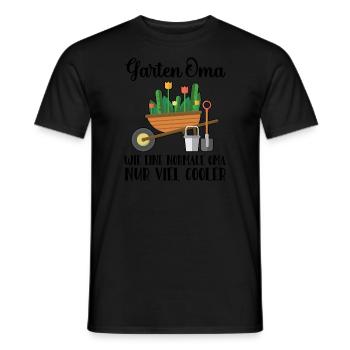 Garten Oma Großmutter Geschenk - Männer T-Shirt - Schwarz - Vorne - AI Model Male 178 light (178cm)