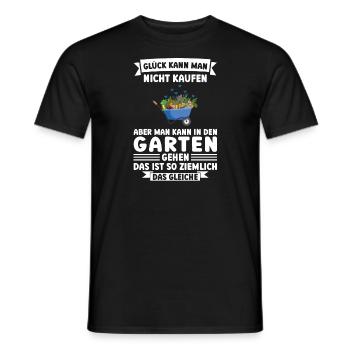 Garten Pflanze Gartenarbeit Geschenk - Männer T-Shirt - Schwarz - Vorne - AI Model Male 178 light (178cm)