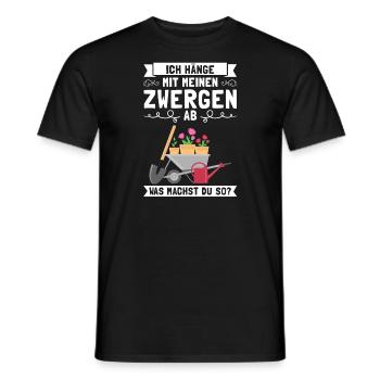 Garten Pflanze Gärtnerei Geschenk - Männer T-Shirt - Schwarz - Vorne - AI Model Male 178 light (178cm)