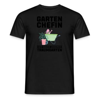 Garten Pflanze Gartenliebhaber Geschenk - Männer T-Shirt - Schwarz - Vorne - AI Model Male 178 light (178cm)