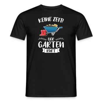 Garten Pflanze Gartenarbeit Geschenk - Männer T-Shirt - Schwarz - Vorne - AI Model Male 178 light (178cm)