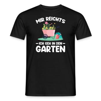 Garten Pflanze Gartenarbeit Geschenk - Männer T-Shirt - Schwarz - Vorne - AI Model Male 178 light (178cm)