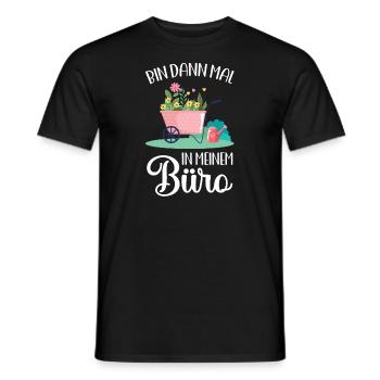 Garten Pflanze Gartenarbeit Geschenk - Männer T-Shirt - Schwarz - Vorne - AI Model Male 178 light (178cm)