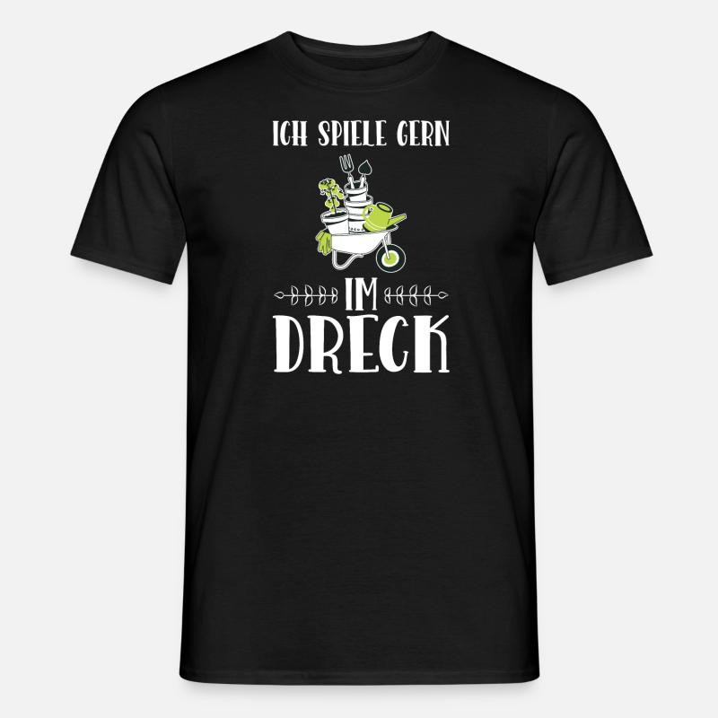 Garten Pflanze Gartenarbeit Geschenk - Männer T-Shirt - Schwarz