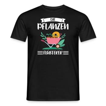 Garten Pflanze Pflanzen Geschenk - Männer T-Shirt - Schwarz - Vorne - AI Model Male 178 light (178cm)