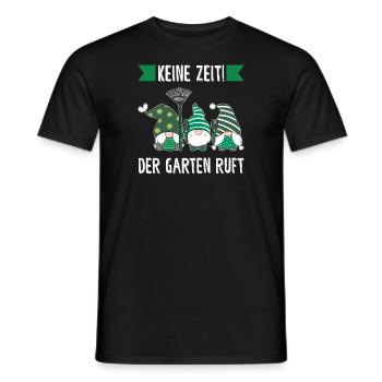 Garten-arbeit Gnome Gärtner Geschenk - Männer T-Shirt - Schwarz - Vorne - AI Model Male 178 light (178cm)