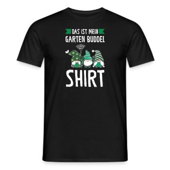 Garten-arbeit Gnome Pflanzen Geschenk - Männer T-Shirt - Schwarz - Vorne - AI Model Male 178 light (178cm)