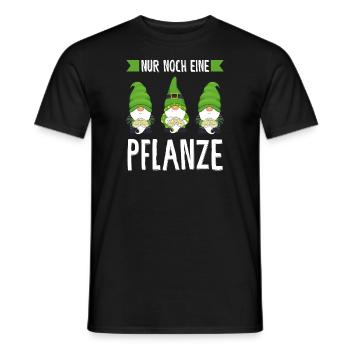 Garten-arbeit Gnome Gärtnern Geschenk - Männer T-Shirt - Schwarz - Vorne - AI Model Male 178 light (178cm)