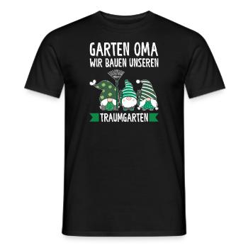 Garten Oma Gnome Großmutter Geschenk - Männer T-Shirt - Schwarz - Vorne - AI Model Male 178 light (178cm)
