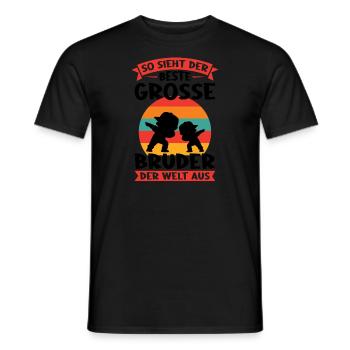 Junge Dabbing Dabbing Brüder Geschenk - Männer T-Shirt - Schwarz - Vorne - AI Model Male 178 light (178cm)