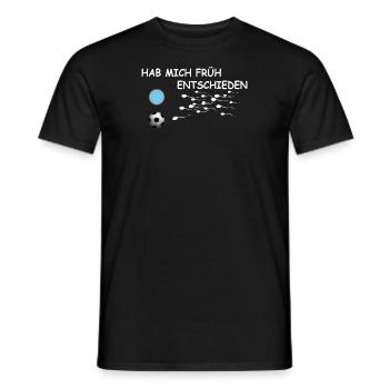 Fußballzubehör Geschenkidee Fußballfan - Männer T-Shirt - Schwarz - Vorne - AI Model Male 178 light (178cm)