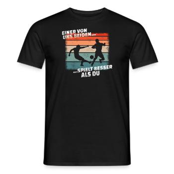 Fußballzubehör Geschenkidee Fußballfan - Männer T-Shirt - Schwarz - Vorne - AI Model Male 178 light (178cm)