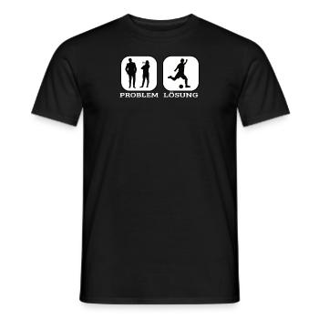 Football Accessories Gift Idea Football Fan - Men's T-Shirt - black - Front - AI Model Male 178 light (178cm)
