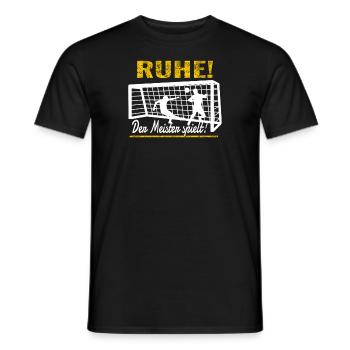 Fußballzubehör Geschenkidee Fußballfan - Männer T-Shirt - Schwarz - Vorne - AI Model Male 178 light (178cm)