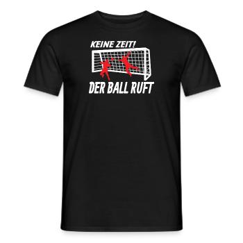 Fußballzubehör Geschenkidee Fußballfan - Männer T-Shirt - Schwarz - Vorne - AI Model Male 178 light (178cm)