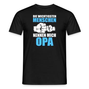 Stiefvater Familie Bonus Papa Geschenk - Männer T-Shirt - Schwarz - Vorne - AI Model Male 178 light (178cm)