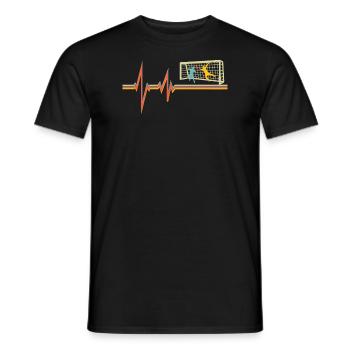 Football Accessories Gift Idea Football Fan - Men's T-Shirt - black - Front - AI Model Male 178 light (178cm)