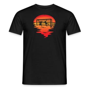 Football Accessories Gift Idea Football Fan - Men's T-Shirt - black - Front - AI Model Male 178 light (178cm)