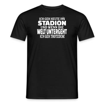 Fußballzubehör Geschenkidee Fußballfan - Männer T-Shirt - Schwarz - Vorne - AI Model Male 178 light (178cm)